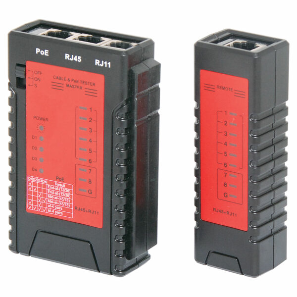 Cat5/6 Cable Tester POE