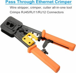 Crimps RJ45 CAT6/5 Pass Through