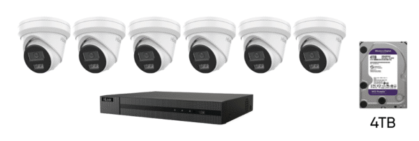 HIKVISION HILOOK KIT IK-6486TH-MM-P,6X6MP TURRET(T361H)+1X8CH NVR(NVR-108MH)+1x4TB HDD,3YR - Image 3